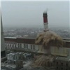 На Красноярской ТЭЦ-1 взорвали вторую дымовую трубу (видео)