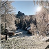 «Шёпот зимы»: красноярские «Столбы» накрыло снегом