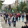 Около 10 тысяч красноярцев прогулялись на выходных по пешеходному проспекту Мира (видео)