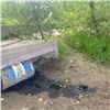 На красноярском острове Молокова кто-то выбросил бочку с нефтепродуктами. Прокуратура ищет хозяев (видео)
