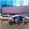 Пять автомобилей столкнулись на улице Калинина в Красноярске. Движение затруднено (видео)