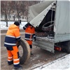 С улиц Октябрьского района Красноярска за январь вывезли более 2 тысяч автопокрышек