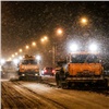 По ночам снег в Красноярске убирает более ста машин (видео)