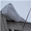 На Кузбассе с крыши дома сошла «лавина» и сбила с ног двух женщин (видео)