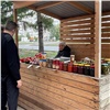 Новые прилавки для уличной торговли установили на правобережье Красноярска 