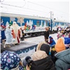 Поезд Деда Мороза из Великого Устюга побывал в трех городах Красноярского края
