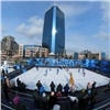 В Красноярске стартовал финальный этап Кубка России по волейболу на снегу