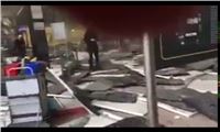 Brussel Airport after explosion - 22 March 2016